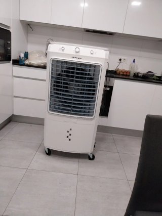 Ventilador Orbegozo con agua y hielo