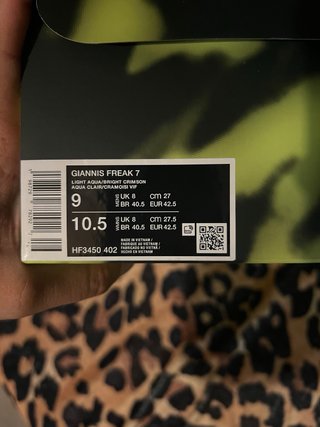 Nike Giannis Freak 7 Zapatillas Azul/Verde