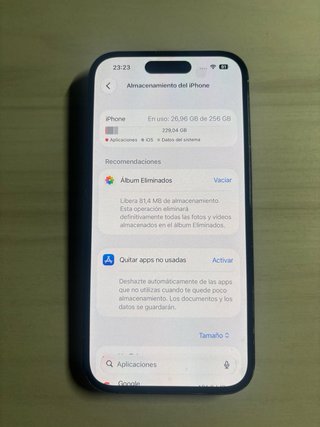 iPhone 15 256GB Negro