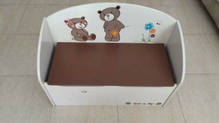 Baúl Juguetes Banco Ted & Lily Madera