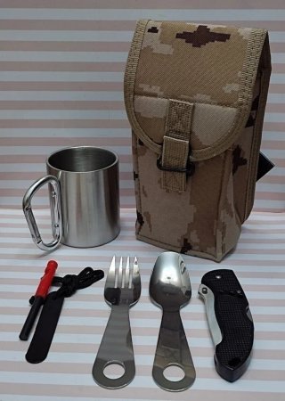 OFERTA!  JUEGO  SURVIVAL CAMPING + REGALO PEDERNAL