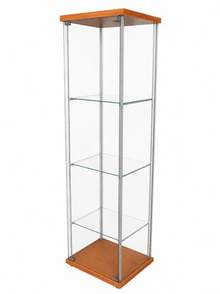 Vitrina IKEA cristal y madera