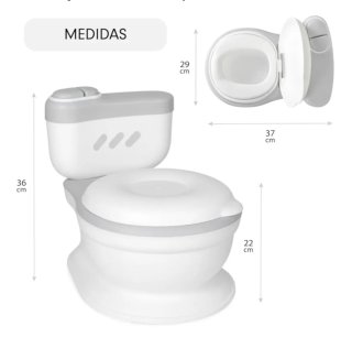 SUPERBE BEBÉ Handy Potty Orinal Bebé con Sonidos