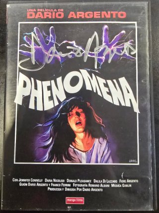 DVD Phenomena firmado por Darío Argento