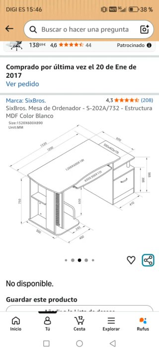 Escritorio blanco ordenador