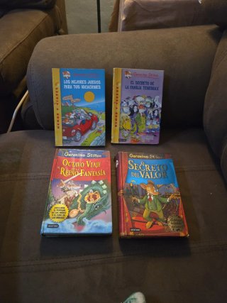 4 libros de Geronimo Stilton