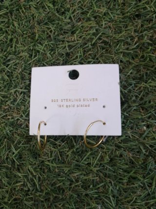 Pendientes aros pequeños 925 Sterling Silver