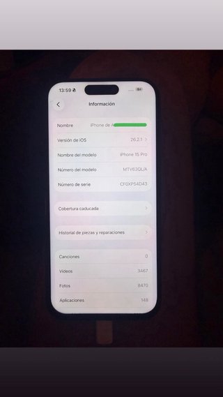 iPhone 15 Pro 256GB Azul