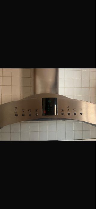 Campana extractora de cocina moderna