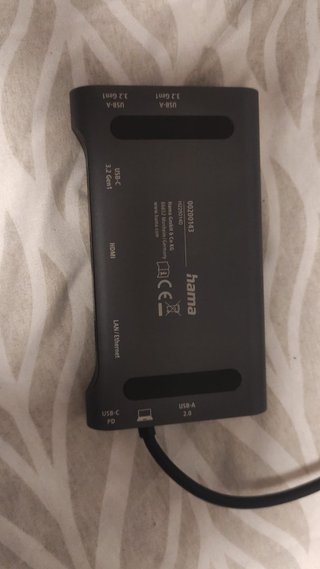 Adaptador Hama USB-C Multipuerto + Stand