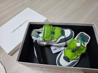 Zapatillas Emporio Armani Blancas y Verdes Niño 29