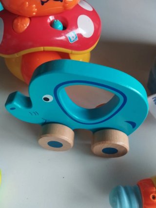 Lote Juguetes Bebé: Coche, Oso, Caballo