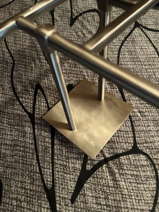 Lámpara de techo moderna metal plateado