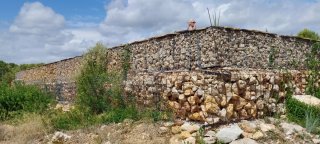 Mallas y montaje de gaviones .