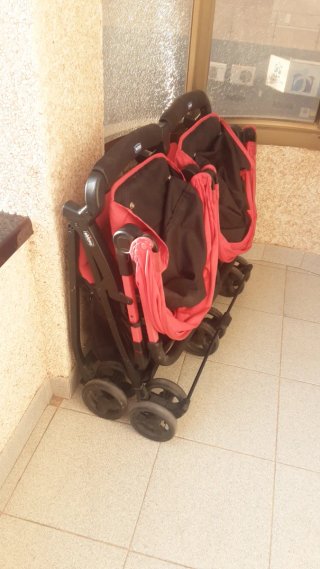 Silla gemelar Chicco Ohlalá Twin Roja