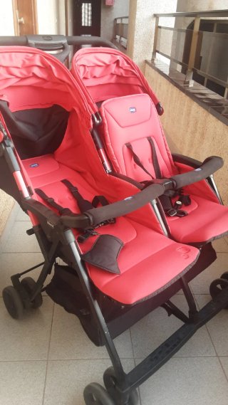 Silla gemelar Chicco Ohlalá Twin Roja