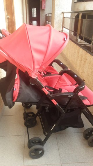 Silla gemelar Chicco Ohlalá Twin Roja