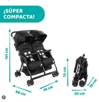Silla gemelar Chicco Ohlalá Twin Roja