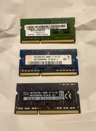 Lote de memoria RAM DDR3 SO-DIMM para portátil