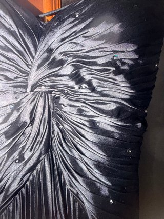 Vestido de fiesta largo, negro T40/38