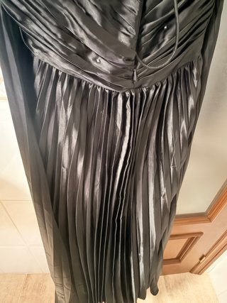 Vestido de fiesta largo, negro T40/38