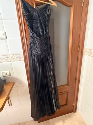 Vestido de fiesta largo, negro T40/38