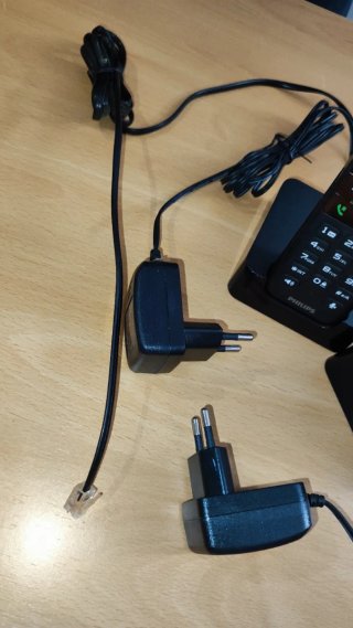 Teléfono Inalámbrico Philips D450 DUO Negro