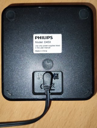 Teléfono Inalámbrico Philips D450 DUO Negro