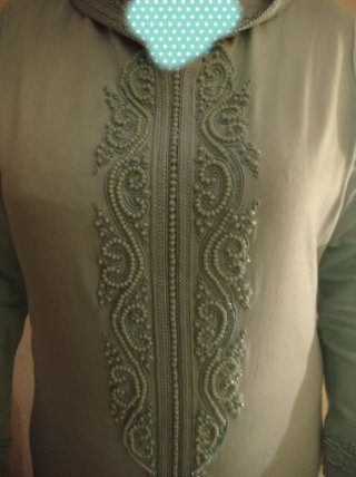 Vestido largo teal talla única