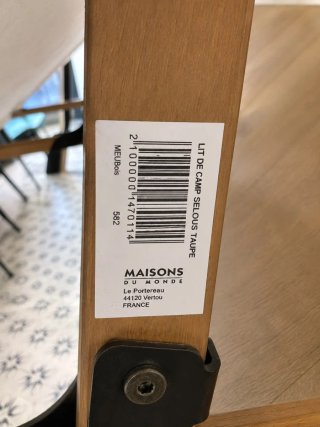 Cama plegable Maisons du Monde