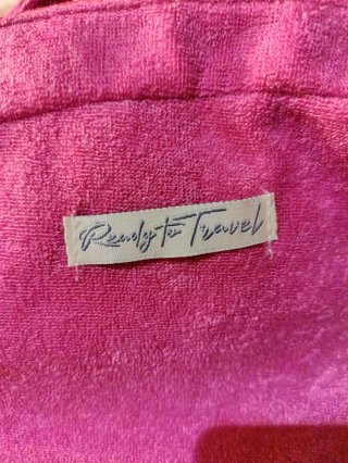 Neceser rosa de tela