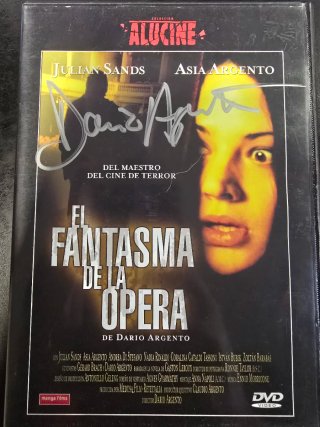 DVD El Fantasma de la Opera - Firma Darío Argento
