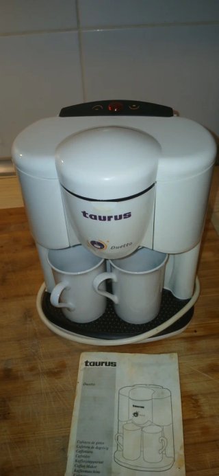 Cafetera Taurus Duetto para 2 tazas