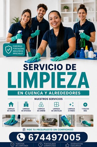 Limpieza de Hogares en Cuenca y Alrededores