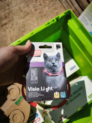 Collar LED Visio Light Cat Karlie Flamingo NUEVO