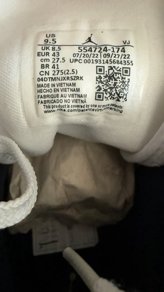 Jordan Zapatillas Deportivas Azul y Blanco