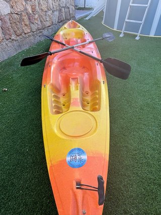 Kayak doble Perception + 2 remos