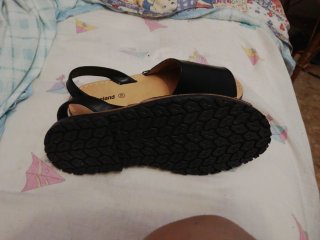 Sandalias niña Graceland negras sin usar