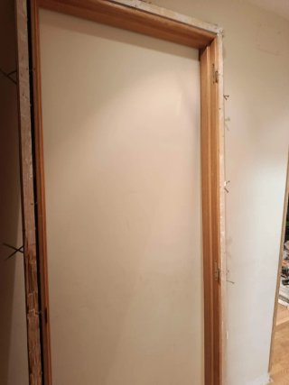 Puerta cocina cristal aya con premarco y jambas