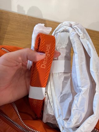 Bolso Desigual Naranja Nuevo con Etiquetas