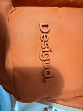 Bolso Desigual Naranja Nuevo con Etiquetas
