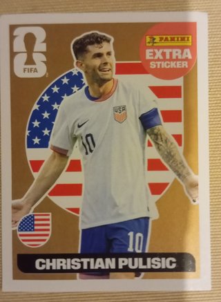 Cromo Panini Extra Mundial 2028 Pulisic USA