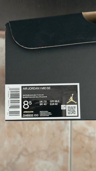 Jordan Air 1 Mid Zapatillas Talla 42