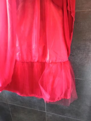 Vestido fiesta corto adornado