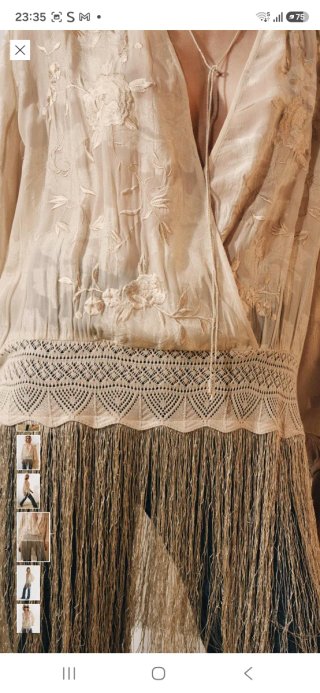 Camisa Zara Beige Talla L