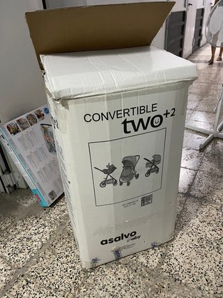 Carro Asalvo Two+ Trio Convertible Negro