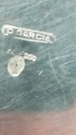 Azucarero de plata con tapa