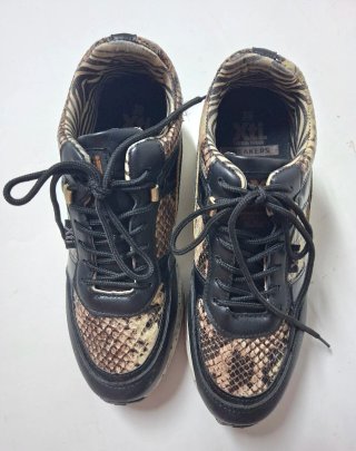Zapatillas Bamba Cuña Combinada