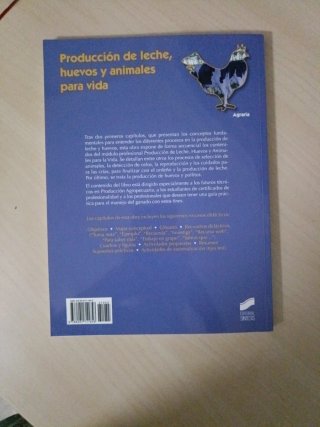 Producción de leche, huevos y animales para vida