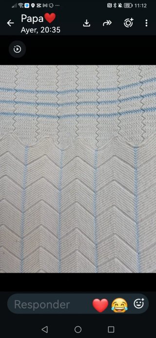 Falda vintage de punto calado cintura ajustable